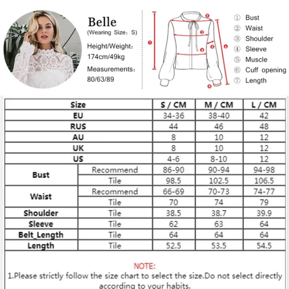 🔹Last 1🔹 Chic Blouse w/ Tie - Picture 8 of 8